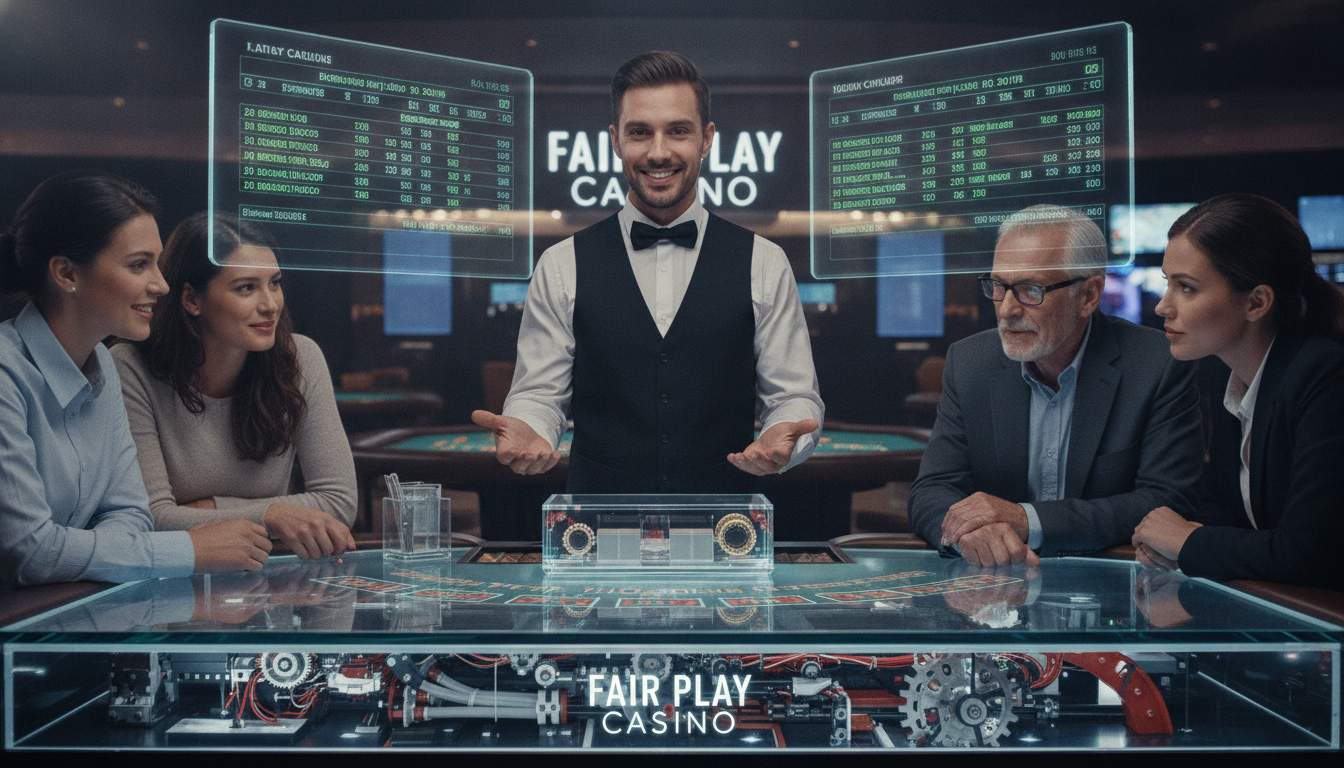 Transparent gameplay at live casino